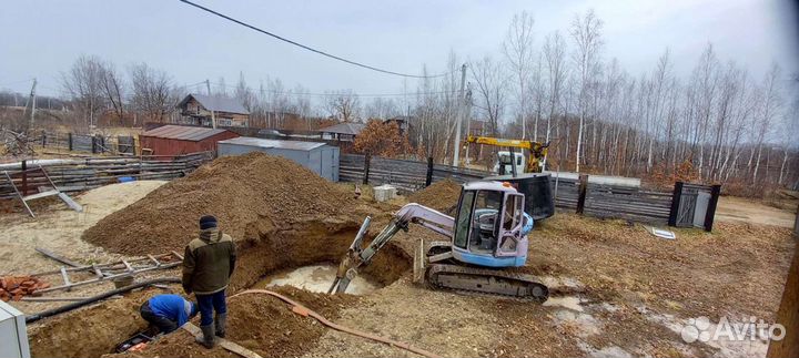 Услуги экскаватора