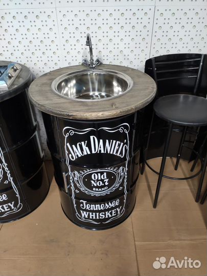 Варочная панель лофт/бочка мойка бар