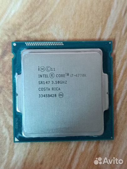 Процессор i7 4770k