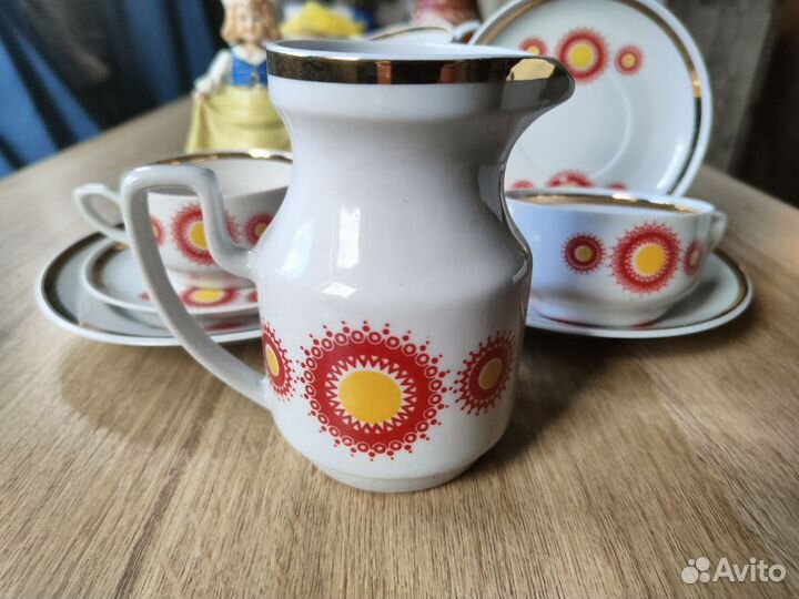 Кофейные (чайные) трио Рижский фарфор, СССР