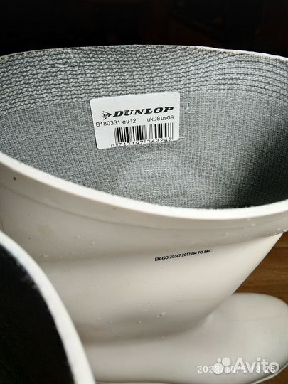 Сапоги резиновые Dunlop мужские 42 размер