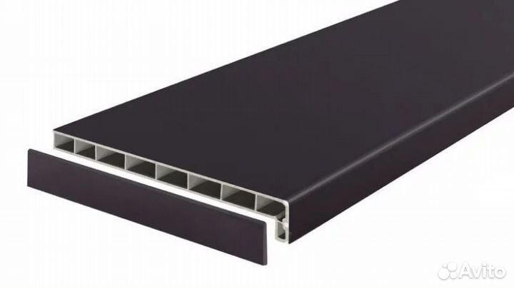 Подоконник moeller LD-40 Черный clean touch (без ф