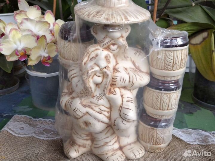 Подарочный набор Кувшин для вина. Казаки