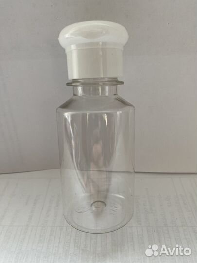 Флакон 100 мл пластик крышка флип топ