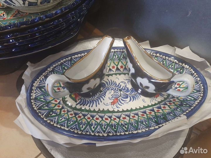 Посуда Риштан. Ручная работа