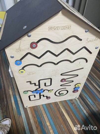 Бизиборд домик большой