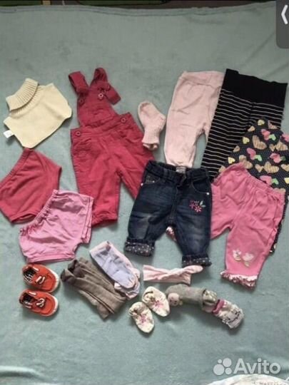 Детские вещи пакетом на девочку 68