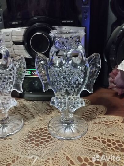 Хрустальные подсвечники