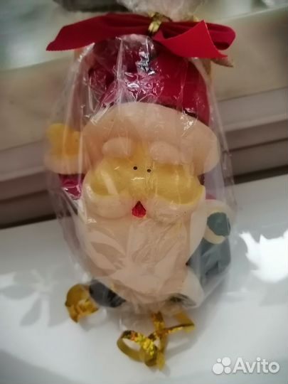 Свеча дед мороз