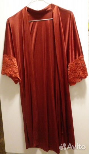 Халат женский шелковый