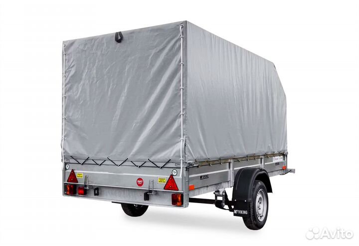 Легковой прицеп 3*1,5 Викинг 1530 с тентом