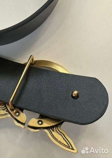 Ремень Pinko черный нат кожа