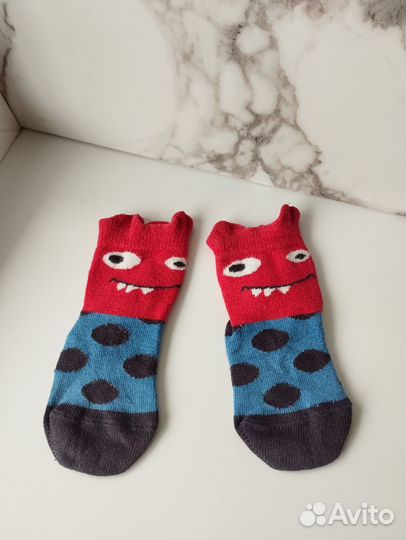 Фирменные носки мальчику H&M hm 6 9 12 месяцев 68