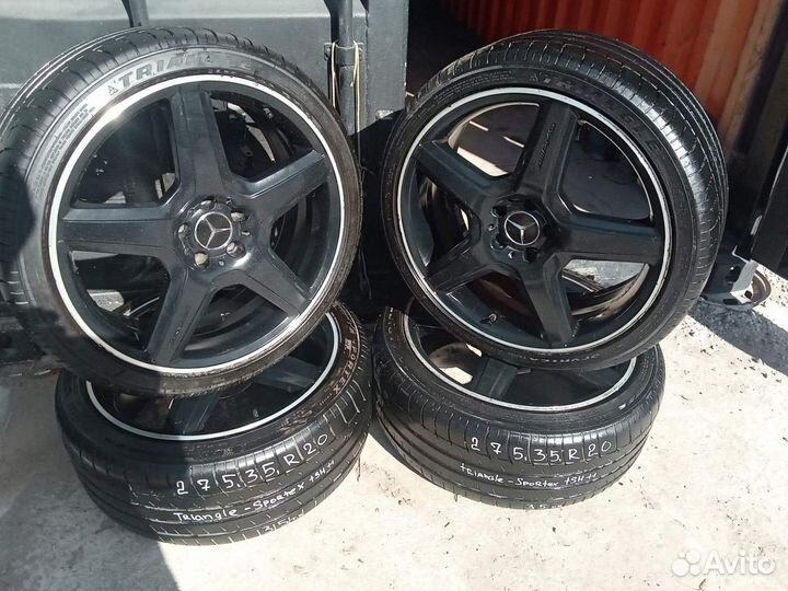 Комплект разношироких дисков R20 на Mercedes