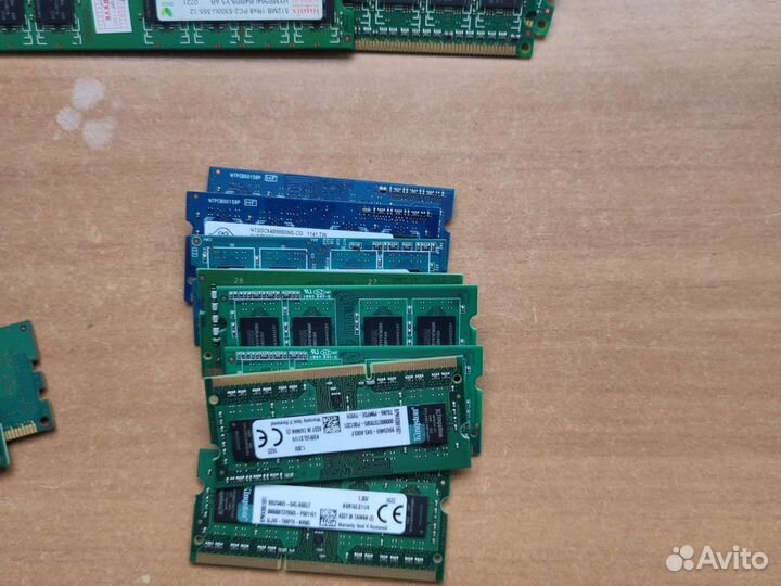 Память dimm SO-dimm DDR2 DDR3 512MB 1GB 2GB 4GB
