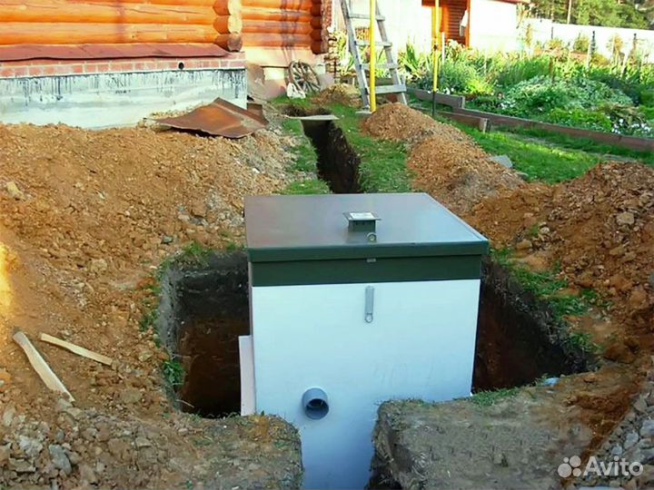 Септик Астра с переливом