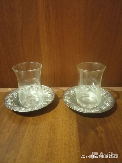 Турецкий сувенир. Стаканчик с блюдечком