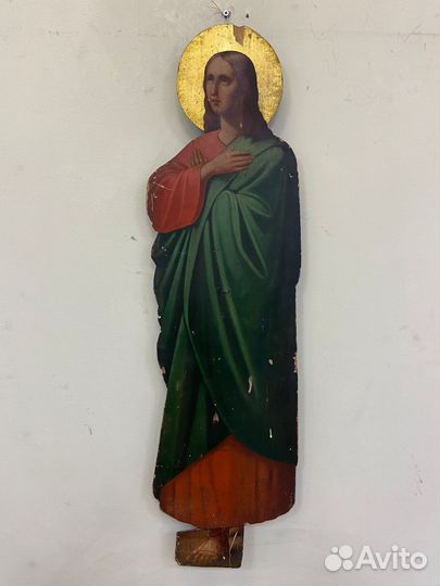 Икона. иоанн богослов. распятие С предстоящими