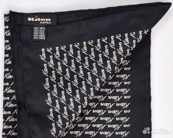 New. Kiton Napoli платок Silk