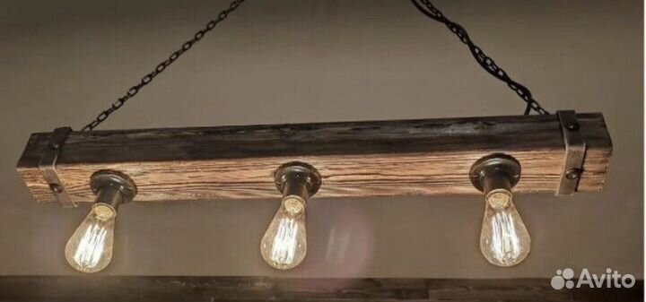 Светильник потолочный люстра лофт