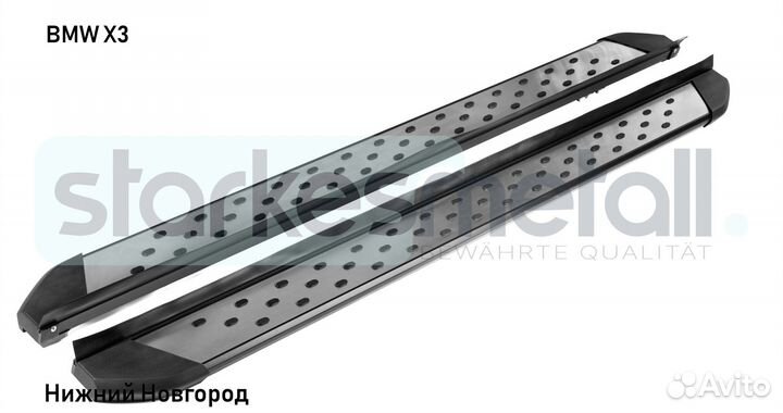 Подножки BMW X3 Style