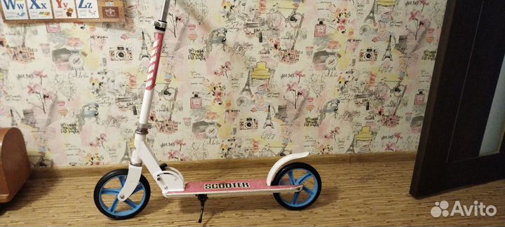 Самокат детский двухколесный бу scooter