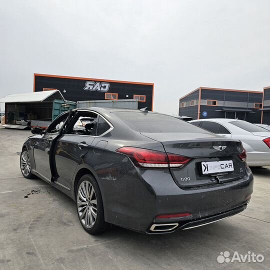 Genesis G80 3.3 AT, 2017, битый, 65 000 км