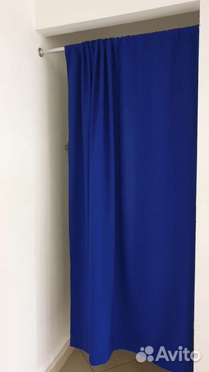 Штора для примерочной со штангой