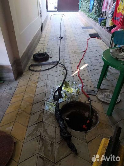 Прочистка канализации.Устранение засоров