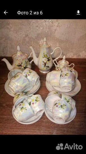 Сервиз чайно кофейный (32предмета) Добрушского фз