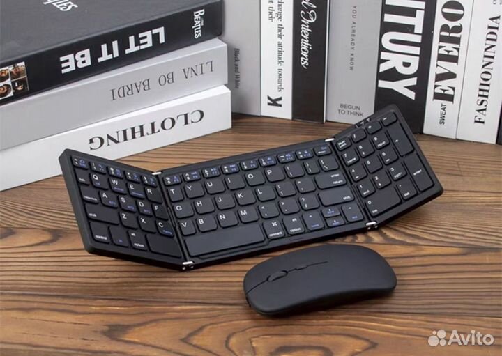 Складная портативная блютуз клавиатура