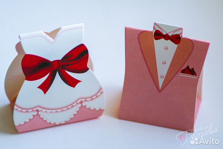 Свадебные бонбоньерки (конфетницы)