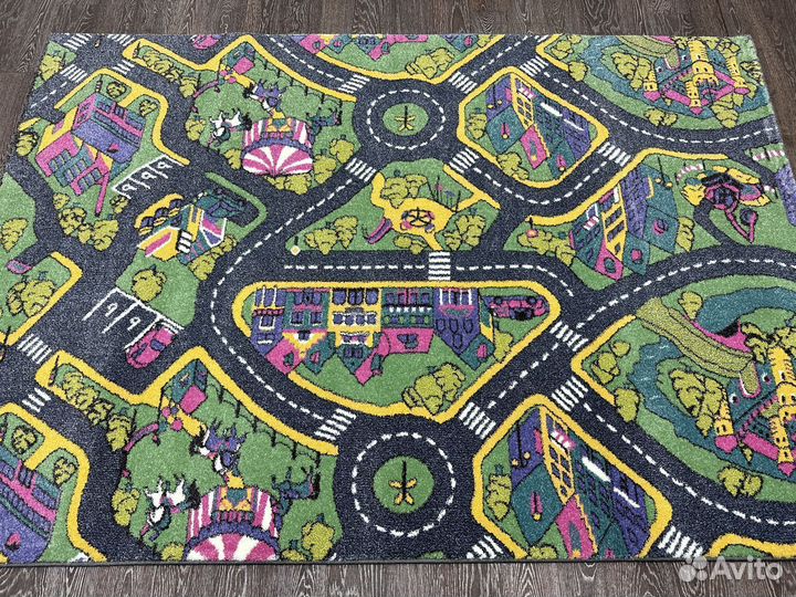 Ковер детский с дорогами Pastel Kids 1.6х2.3м