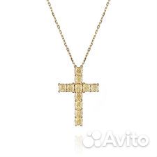 Крест No name подвеска крест с бриллиантами 3,62ct