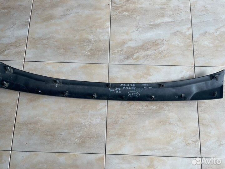 Накладка бампера задняя Mitsubishi Outlander С