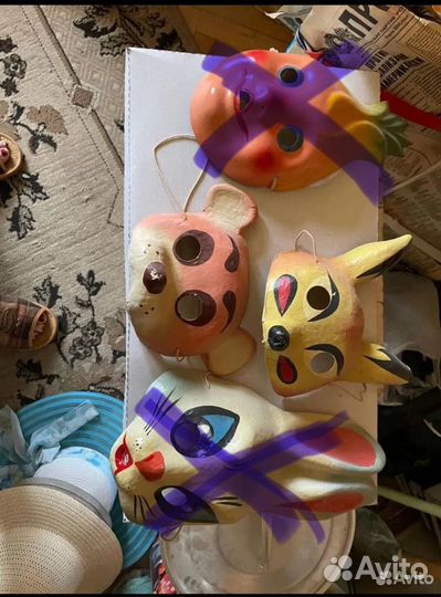 Новогодние маски СССР