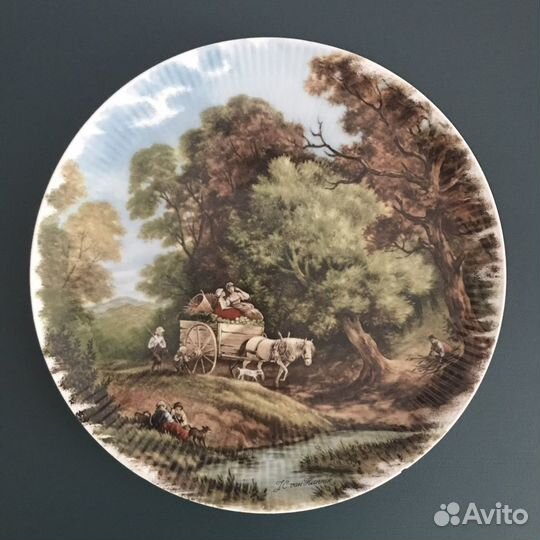 Фарфоровая, коллекционная тарелка royal schwabar