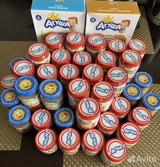 Детское питание агуша пюре