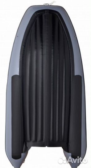 Надувная лодка gladiator E350PRO темно-серая