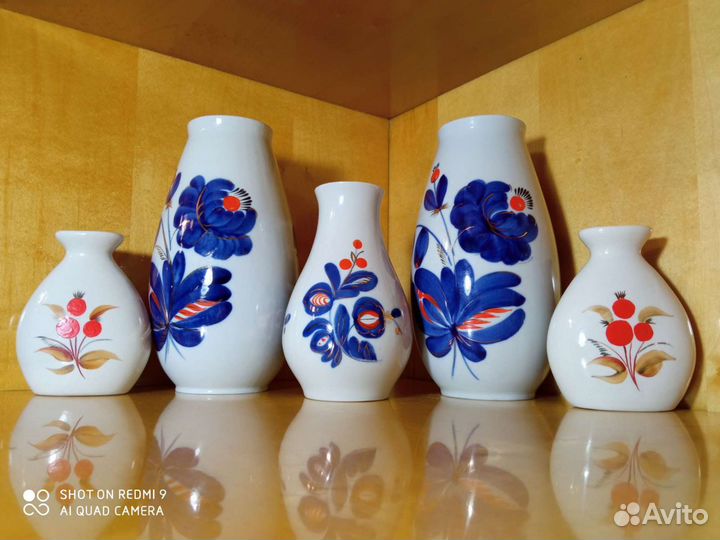 Винтажные вазы из 60/70-х Полонное