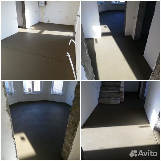 Механизированная полусухая стяжка пола