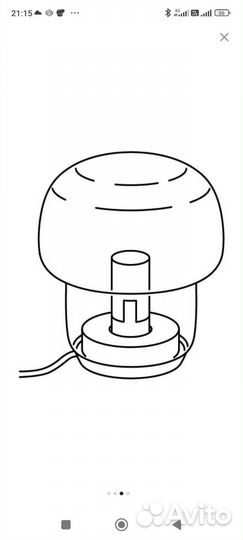 Лампа икеа токабу, E14, 4.4 Вт