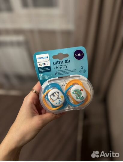 Пустышка avent 6 18 новые