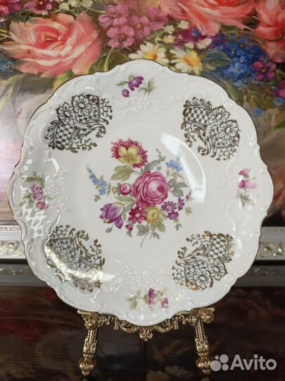 Тарелка фарфор Oscar Schaller