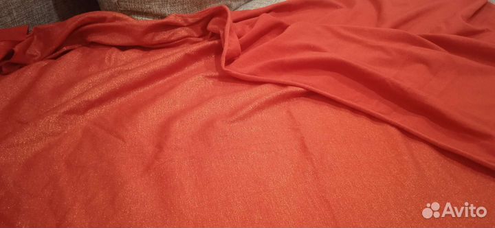 Ткань отрез трикотаж люрекс