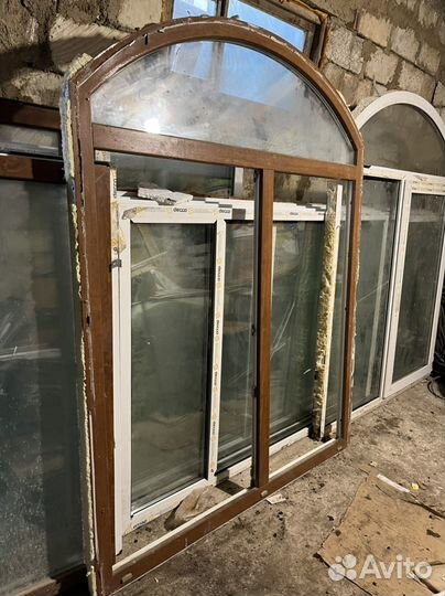 Окна пластиковые бу в ламинации