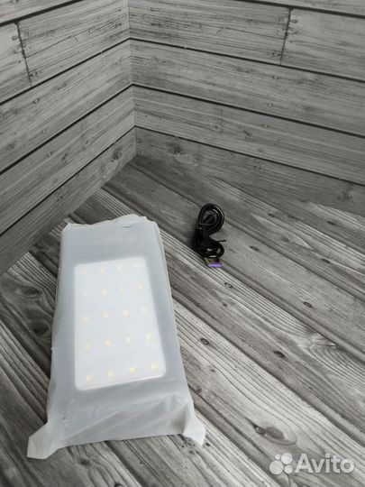 Повербанк 50000 мАч, встроенные провода, фонарик