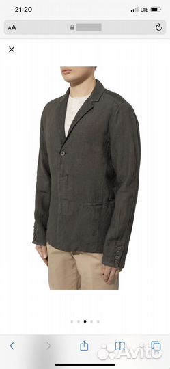 Льняной пиджак Transit