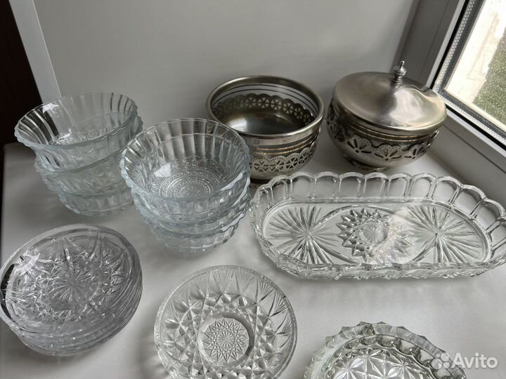 Стеклянная посуда СССР и современная