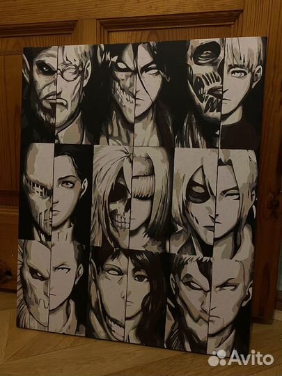 Готовые картины по номерам